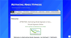 Desktop Screenshot of motivatingmindshypnosis.com